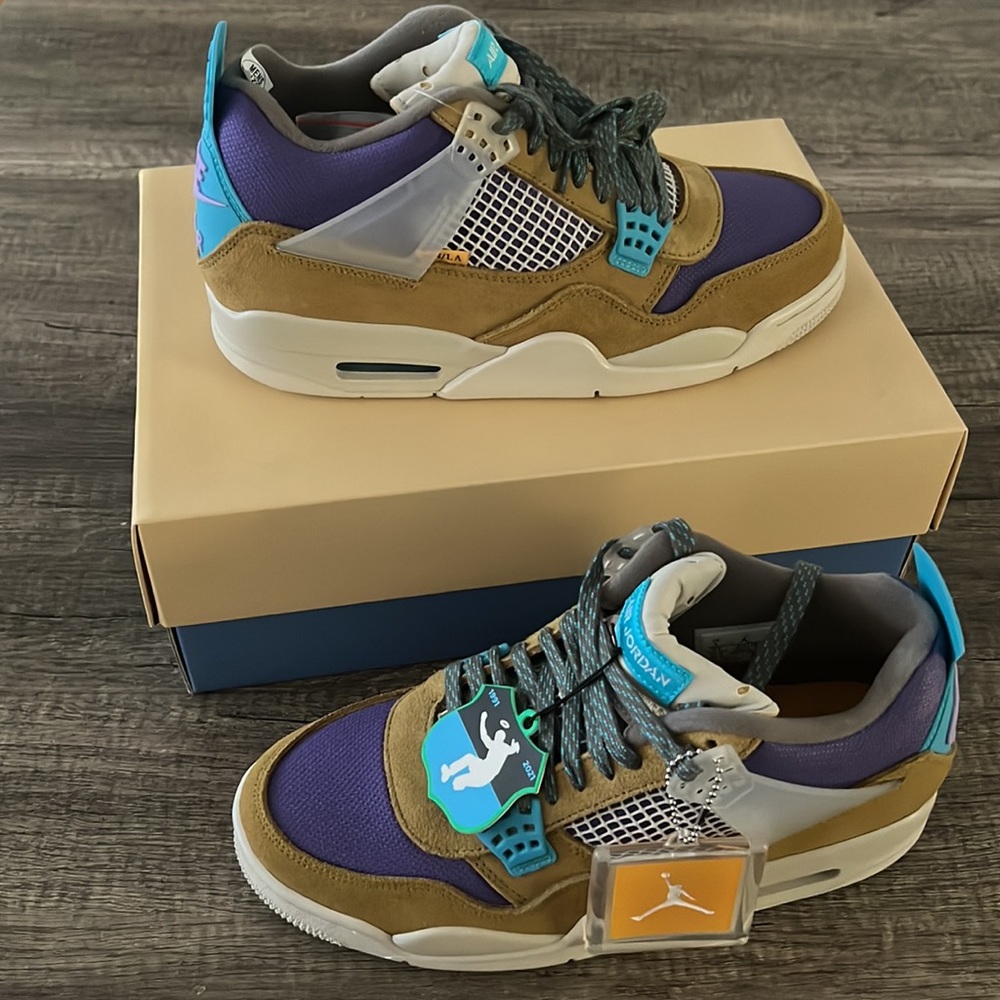 Air Jordan 4 Retro SP 30th Anniversary Union Desert Moss - Size M 9 - NWT